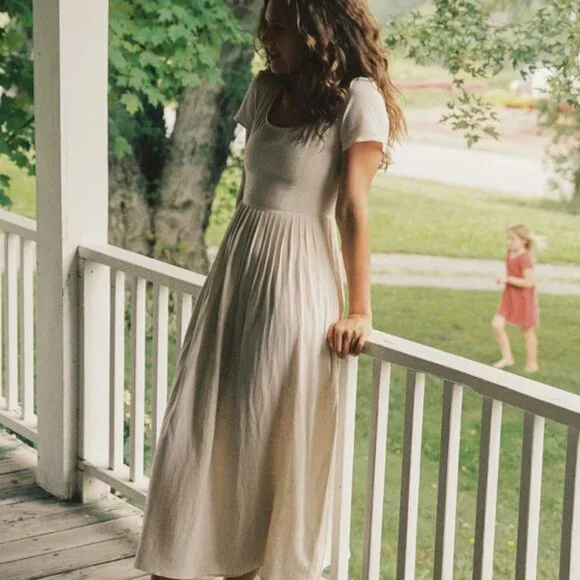 Christy Dawn - The Scarlet Dress - Color Eggshell - Size L - Picture 8 of 14